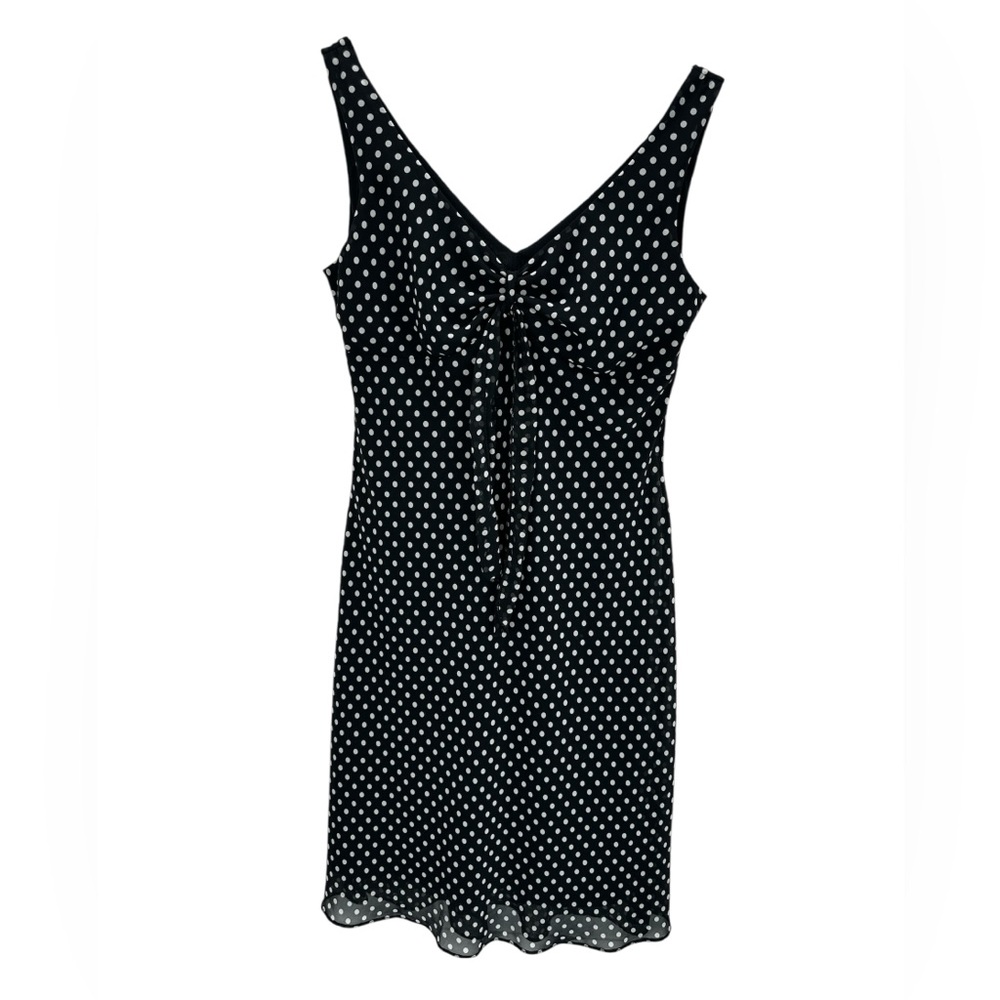 Vintage Giorgio Fiorlini Polka Dot Slip Dress 90sโ Pinup Coquette Cocktail 12